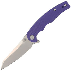Nóż Civivi P87 G10 Purple, Silver Bead Blasted Nitro-V by Kaila Cumings (C2
