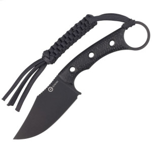 Nóż Civivi Midwatch Black Burlap Micarta, Black Stonewashed N690 (C20059B-1