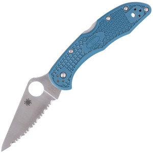 Nóż Spyderco Delica 4 FRN Blue, K390 Spyder (C11FSK390)