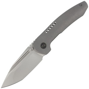Nóż WE Knife Trogon Gray Titanium, Silver Bead Blasted CPM 20CV by Brian Br