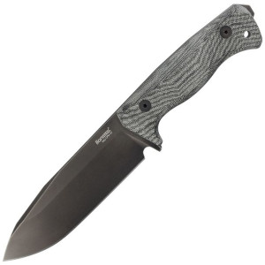 Nóż LionSteel Black Canvas Micarta, Old Black CPM 3V by Molletta (T6B 3V CV