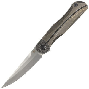 Nóż Bestech Thyra Bronze Stonewash Titanium / Carbon Fiber, Horizontal Sati
