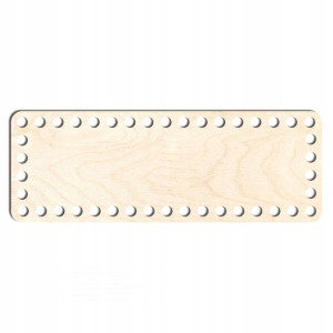 drewno baza dno koszyka 10x28cm prostokąt sklejka