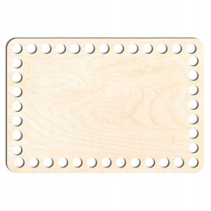 drewno baza dno koszyka 13x19cm prostokąt sklejka
