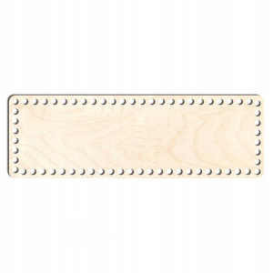 drewno baza dno koszyka 13x40cm prostokąt sklejka