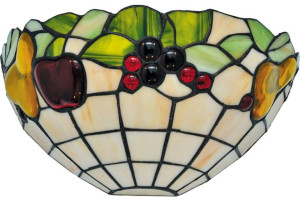 Kinkiet witrażowy wielokolorowy szklany Kaja FRUIT K-W12550
