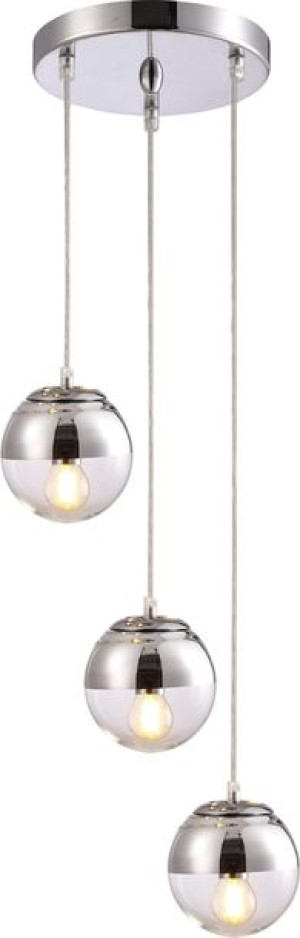  Lampa wisząca LAYLA K-8034B-3 Kaja chrom