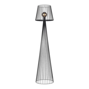 Lampa podłogowa nowoczesna czarna Kaja SOUL BLACK K-4643