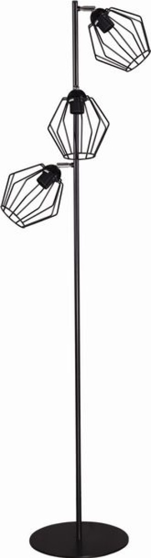 Lampa podłogowa stojąca loft czarna E27 Kaja BENET K-4471