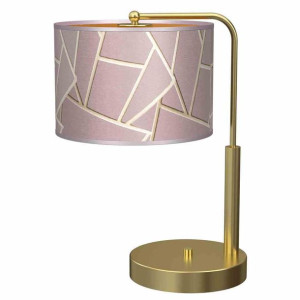 Lampa stołowa biurkowa LED Milagro ZIGGY MLP7592 złoto / róż