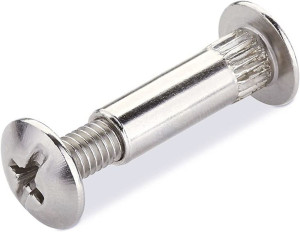 20x Meblowe złącze śrubowe fi 8mm do łączenia szafek