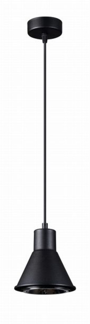  Lampa wisząca TAZILA 1 czarna ES111 Sollux Lighting model SL.0989