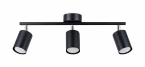 Lampa sufitowa Sollux LEMMI regulowany czarny tuba SL.1128