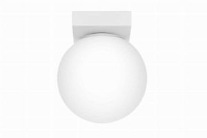 Plafon sufitowy Sollux YOLI biała szklana kula mat SL.1146
