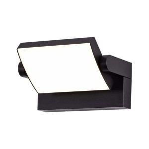 Kinkiet Oprawa Elewacyjna V-TAC 17W LED Czarna IP65 VT-11020 ciepła 2520lm