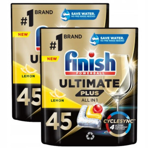 Finish Ultimate Plus Kapsułki do Zmywarki 90 Lemon