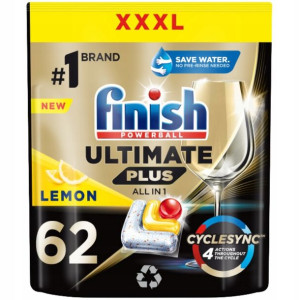 Finish Ultimate Plus Kapsułki do Zmywarki 62 Lemon