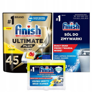 Finish Ultimate Plus Kapsułki 45 Lemon + 2 Dodatki