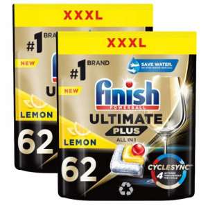 Finish Ultimate Plus Kapsułki do Zmywarki 124 Lem