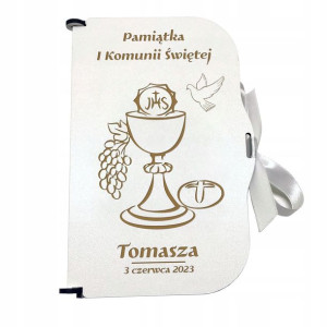 Pamiątka I Komunii Świętej pudełko na pieniądze