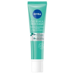 Nivea Derma Skin Clear, peeling złuszczający na noc, 40 ml