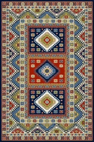 Dywan klasyczny do salonu ARAS Granat STANDARD