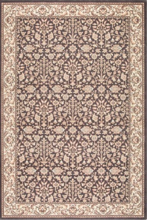 Dywan wełniany do salonu ITAMAR Antracytowy ISFAHAN