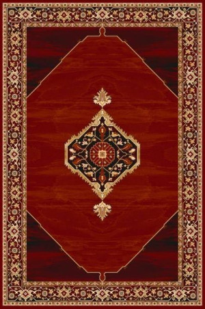 Dywan wełniany do salonu URIASZ Rubin ISFAHAN