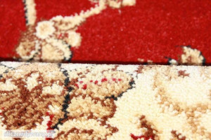 Dywan klasyczny do salonu BEGONIA Owal Bordo STANDARD