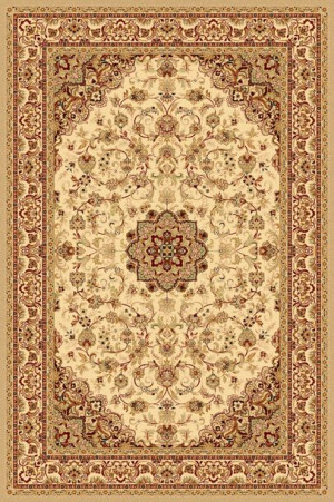 Dywan wełniany do salonu DAMO Krem ISFAHAN