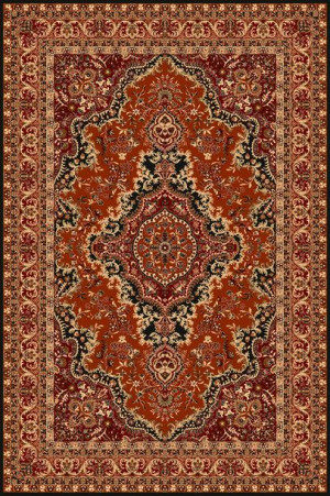 Dywan wełniany do salonu ALMAS Czarny ISFAHAN