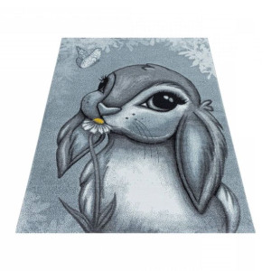 Dywan dziecięcy KRÓLICZEK RABBIT Niebieski FANY