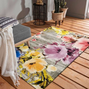 Dywan nowoczesny do salonu ŁĄKA Wielokolorowy CASOBLANCO 04
