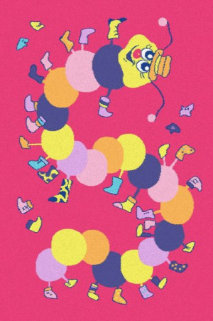 Dywan dziecięcy Agnella IWO Amarant FUNKY