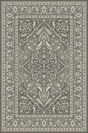 Dywan wełniany do salonu LEYLA Grafit ISFAHAN