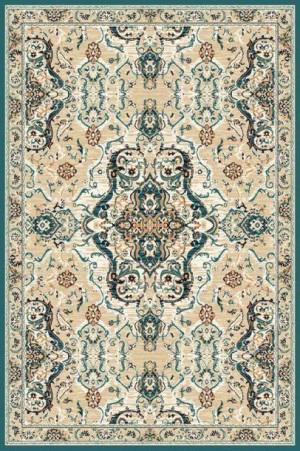 Dywan wełniany do salonu LORICA Ciemny beż ISFAHAN