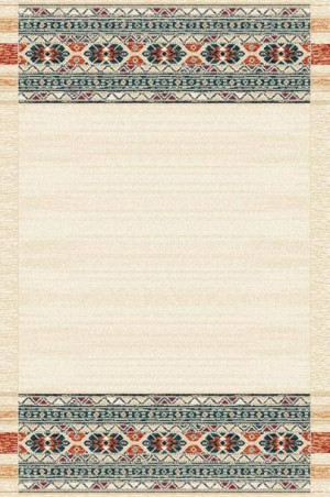 Dywan wełniany do salonu TEZUME Jasny beż ISFAHAN