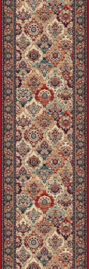 Dywan wełniany do salonu FORENZA Bordo Chodnik ISFAHAN
