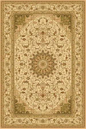 Dywan wełniany do salonu SANTORINI Krem ISFAHAN