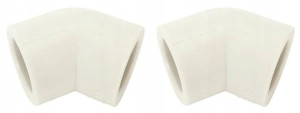 Kolano kolanko 45 stopni PP-R PN25 25 mm (2 szt.)