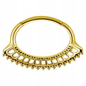 SS316L BG hinged segment septum daith 1,2x6 m10