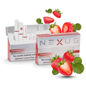 NEXUS STRAWBERRY/TRUSKAWKA FREE. Bezdymne wkłady do podgrzewaczy typu IQOS.