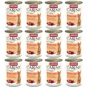 ANIMONDA Carny Kitten cielęcina kurczak 12x400g