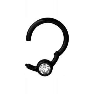 SS316L BK hinged segment ring 1,2x9 dysk 4mm CZ