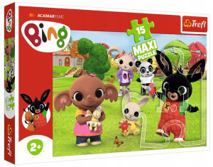Trefl Puzzle Maxi Bing Z Przyjaciółmi 15 El. 2+
