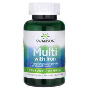 Swanson Multi With Iron Century Formula (kompleks Multiwitamin I Minerałów)