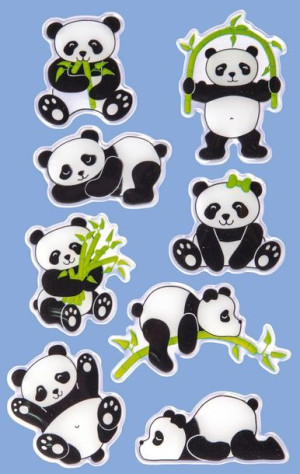 Naklejki Z-Design 3D panda