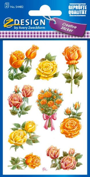 Naklejki Z-Design Creativ kwiaty 54482 Avery