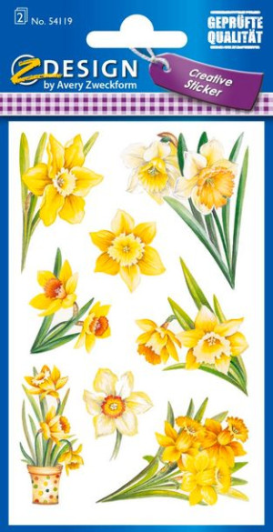 Naklejki Z-Design Creative Kwiaty 54119 Avery