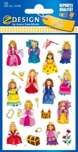 Naklejki Z-Design Kids księżniczki 53198 Avery
